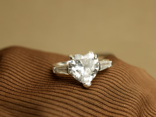 Anel Selenita - Prata, 18