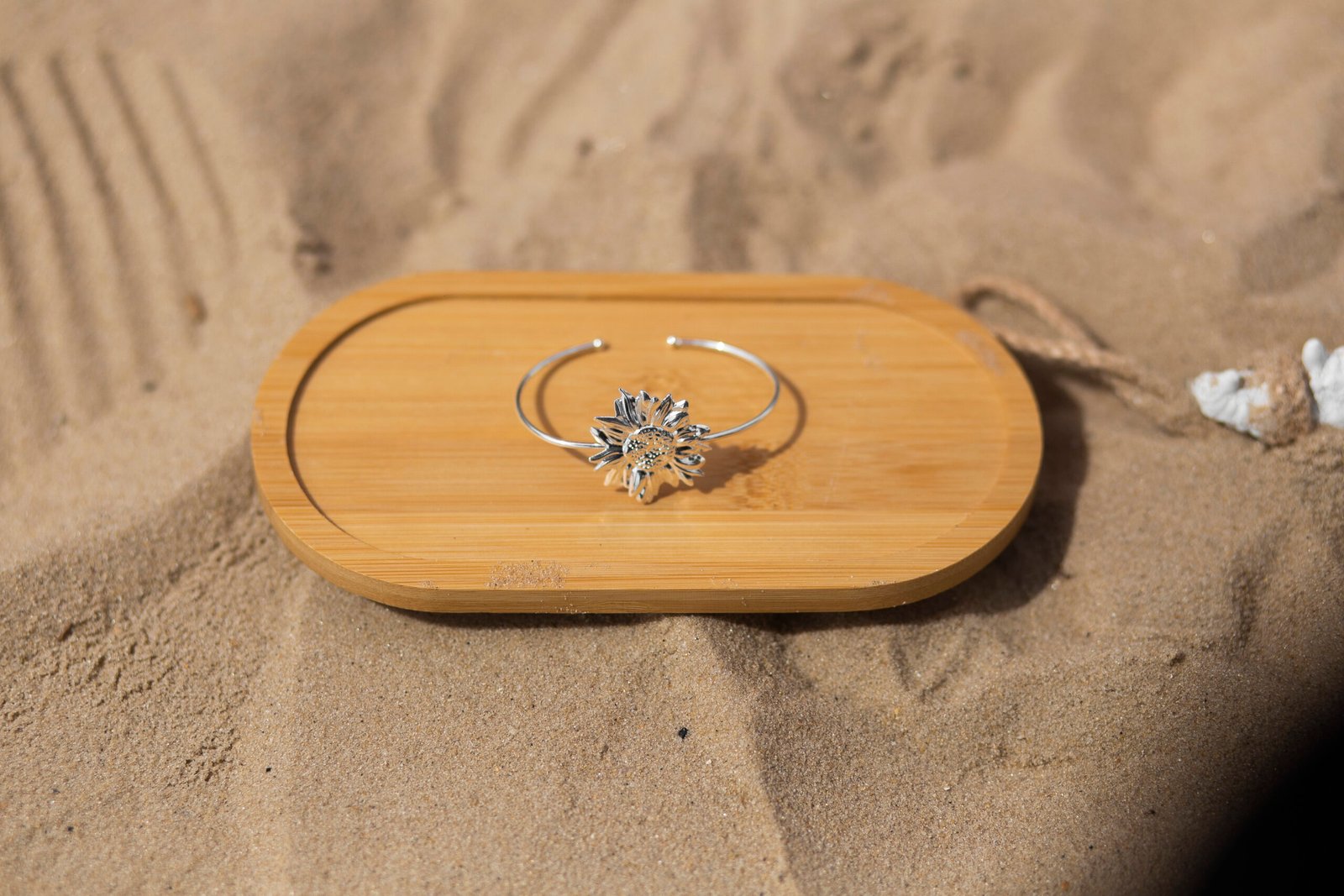 BRACELETE FLOR (PRATA) Bracelete Flor - Imagem 1